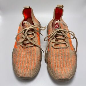 ECKO UNLIMITED VIETNAM LOGO PRINT SNEAKERS unltd Shoes Men's Size 10 Orange‎ Tan